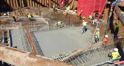 Basement Slab 1st Pour 250m3 Admix Scaled