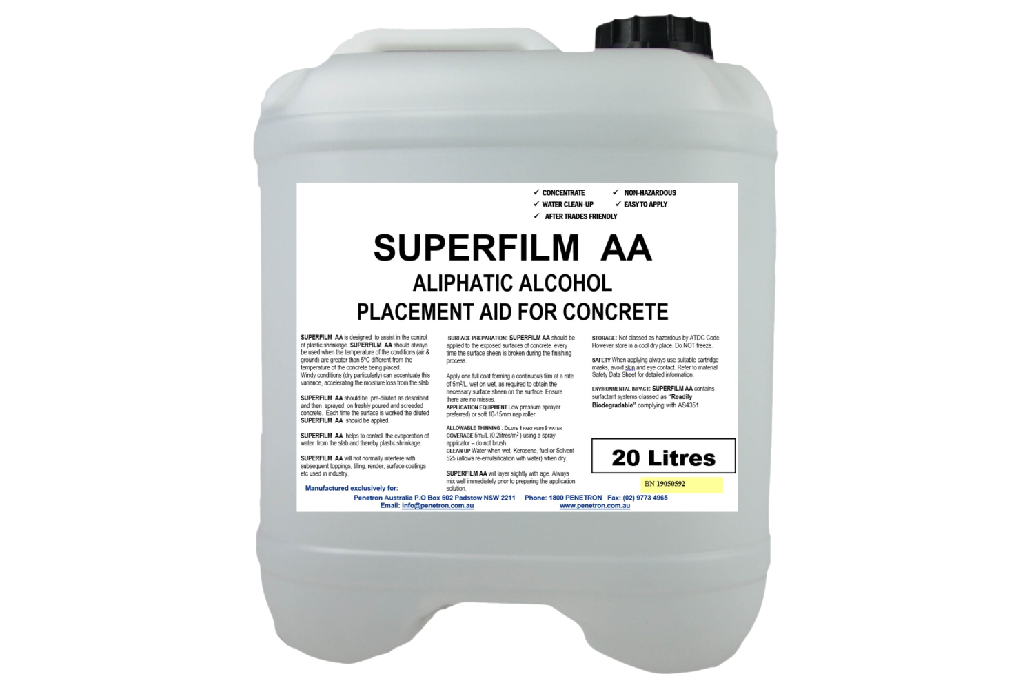 Superfilm Aa Aliphatic Alcohol