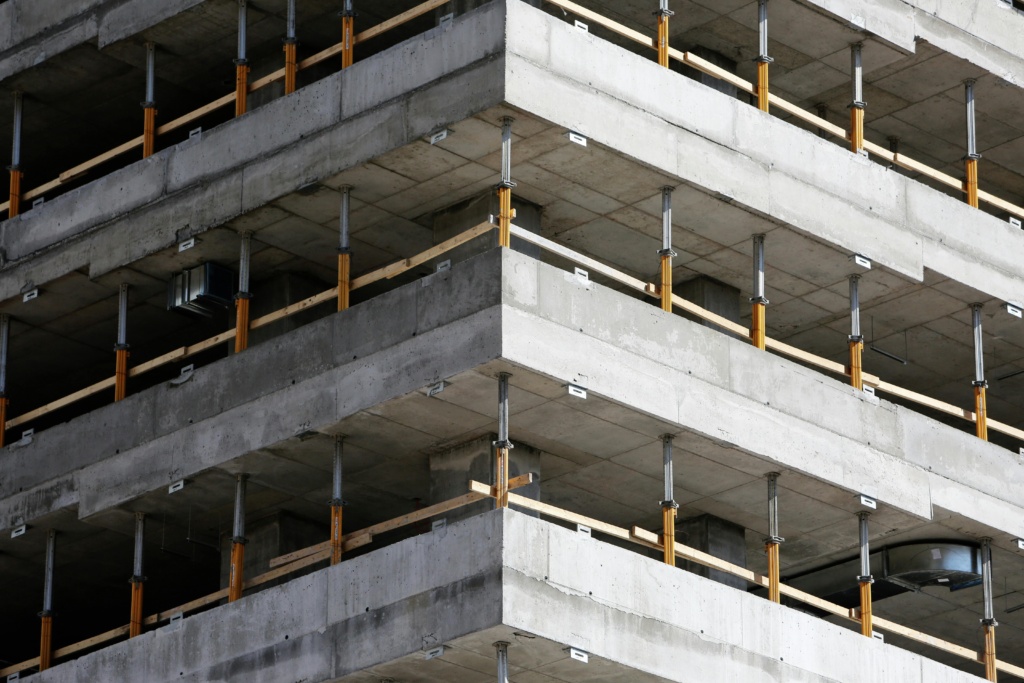 Grey Concrete Building